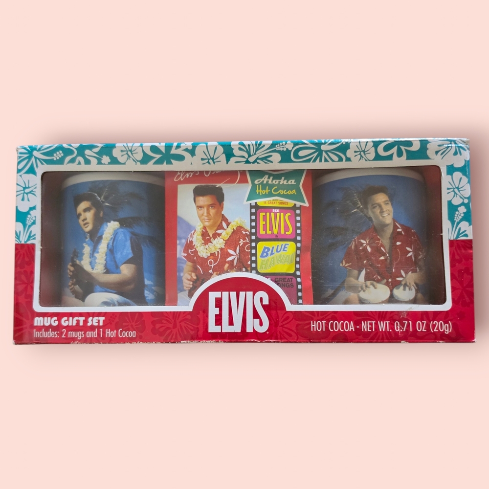 Elvis Mug Gift Set with Hot Cocoa